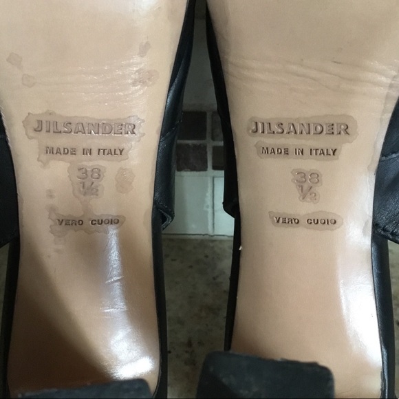 Jil Sander Slingback Platform Open Toe Heels - Picture 13 of 16